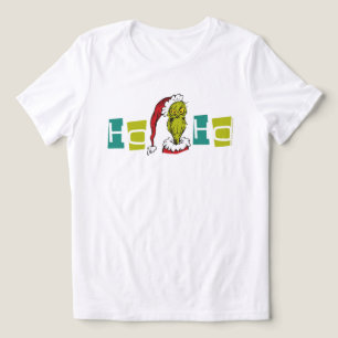 T-shirt En Tri-matière Dr. Seuss   Le Grinch - Ho Ho Ho