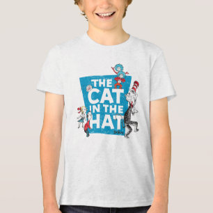 T-shirt En Tri-matière Dr. Seuss Logo du Chat dans le Chapeau - Personn