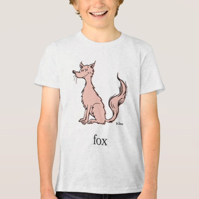 T-shirt En Tri-matière Dr. Seuss | Renard Rose (Recto)