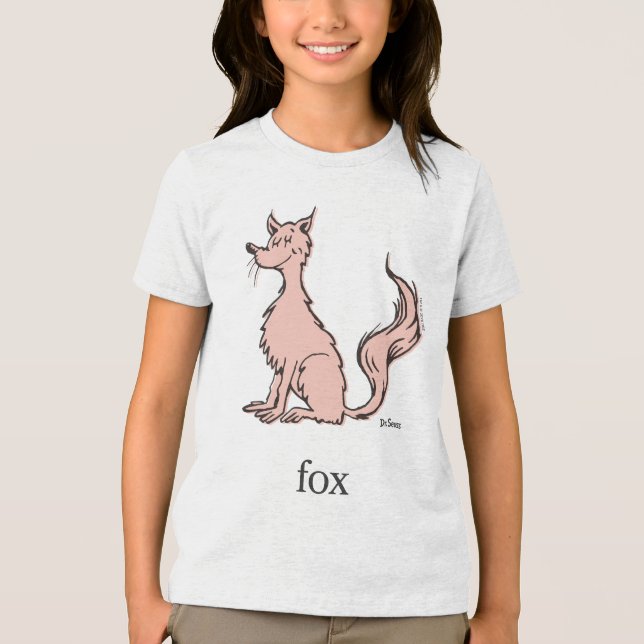 T-shirt En Tri-matière Dr. Seuss | Renard Rose (Recto)