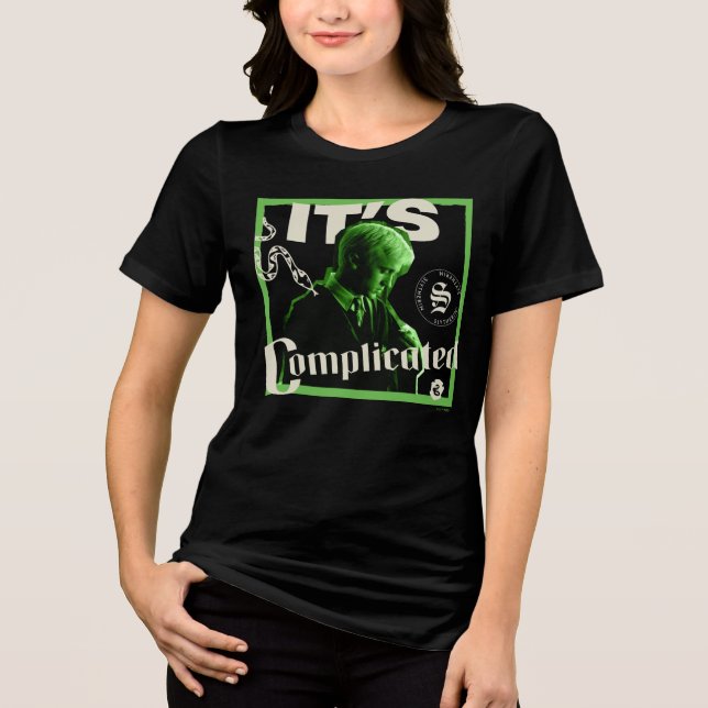 T-shirt En Tri-matière Draco Malfoy - "It's Complicated" (Recto)