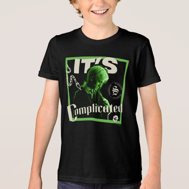 T-shirt En Tri-matière Draco Malfoy - "It's Complicated" (Recto)