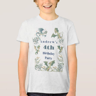 T-shirt En Tri-matière Dragon Boys 3e 4e 5e fête d'anniversaire