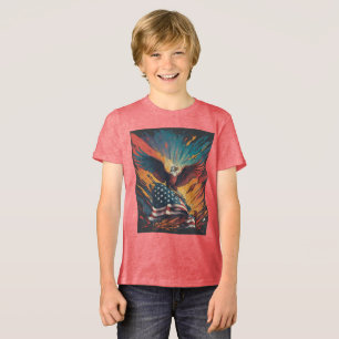 T-shirt En Tri-matière Drapeau américain