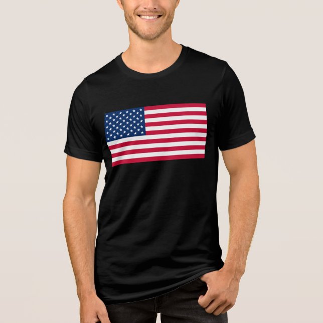 T-shirt En Tri-matière Drapeau américain (Recto)