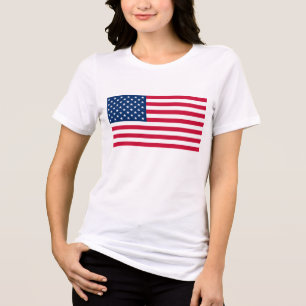 T-shirt En Tri-matière Drapeau américain