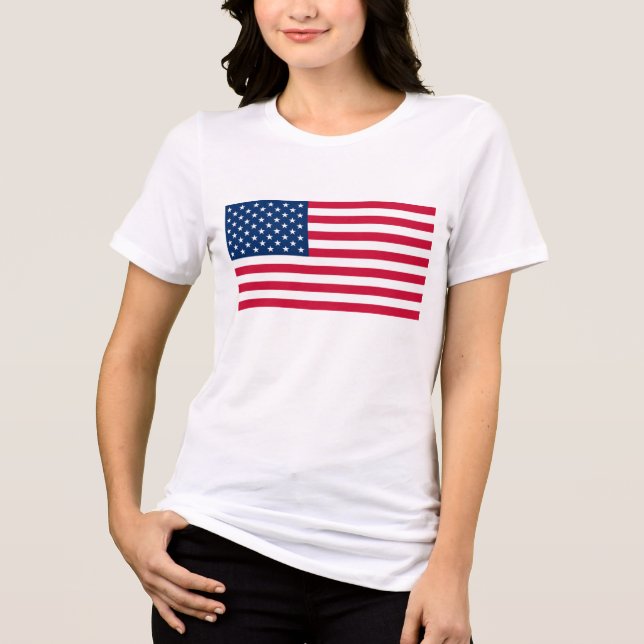 T-shirt En Tri-matière Drapeau américain (Recto)