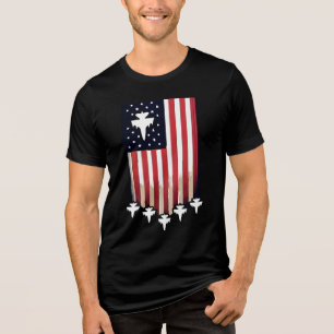 T-shirt En Tri-matière Drapeau Américain 4 juillet-65079