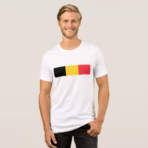 T-shirt En Tri-matière Drapeau de la Belgique