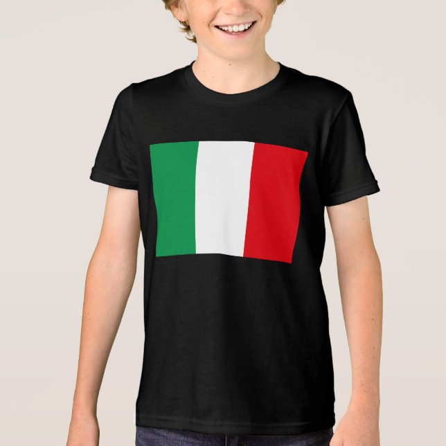 T-shirt En Tri-matière Drapeau de l'Italie (Recto)