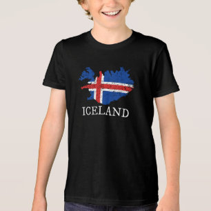 T-shirt En Tri-matière Drapeau Islande