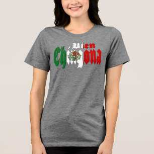 T-shirt En Tri-matière Drapeau mexicain Bien Chingona