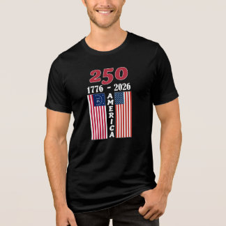 T-shirt En Tri-matière Drapeau USA/BENNINGTON 250 DESIGN POUR CHEMISES FO