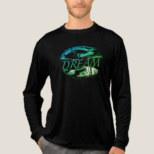 T-shirt En Tri-matière "Dream" Aqua Light Green Inspiration Art Small