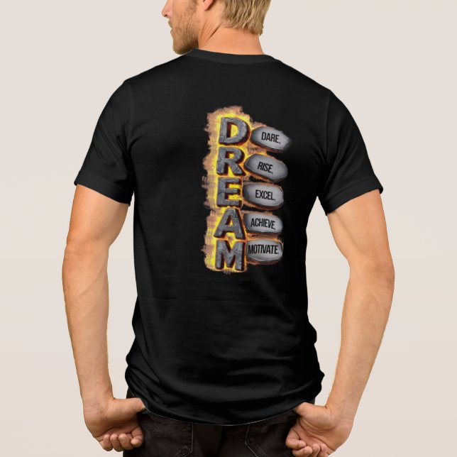 T-shirt En Tri-matière "Dream Big, Sleep Deeper" - Surreal Dreamscape T-S (Verso)