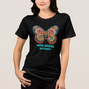 T-shirt En Tri-matière Drôle anti-papillon social Colorful Inspirivity