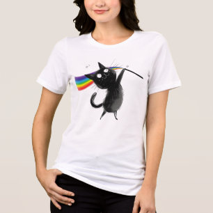 T-shirt En Tri-matière Drôle cadeau de dame de chat