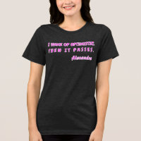 Drôle Chemise Sarcasique "Je me réveille Optimiste