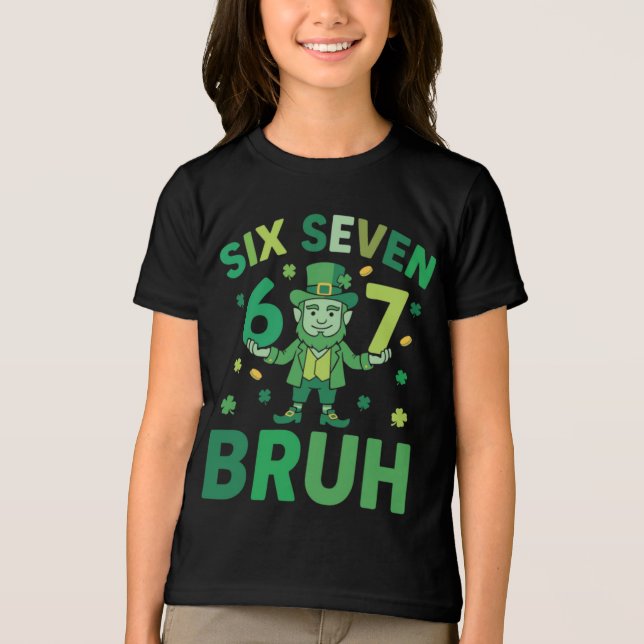 T-shirt En Tri-matière Drôle de St. Patrick 2026 – Six Sept 67 Mec (Recto)