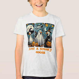 T-shirt En Tri-matière Drôle Éffrayant Oie Halloween sorcière Citrouille