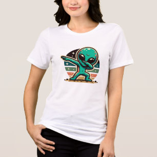 T-shirt En Tri-matière Drôle Extraterrestrial Alien Dabbing