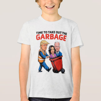 T-shirt En Tri-matière Drôle Garbage Pour Trump 2024 - Il Est Temps De So