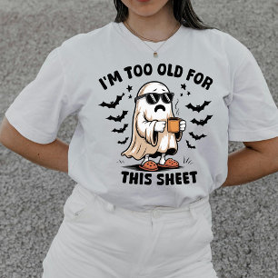 T-shirt En Tri-matière Drôle "Je suis trop vieux pour cette feuille" Hall