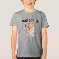Drôle "Nap Queen" Sleepy Animal Design