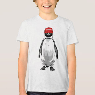 T-shirt En Tri-matière Drôle Pingouin Tarriéré Anti Trump Tarrif