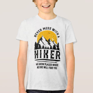 T-shirt En Tri-matière Drôle Randonnée de randonneur Citation extérieure