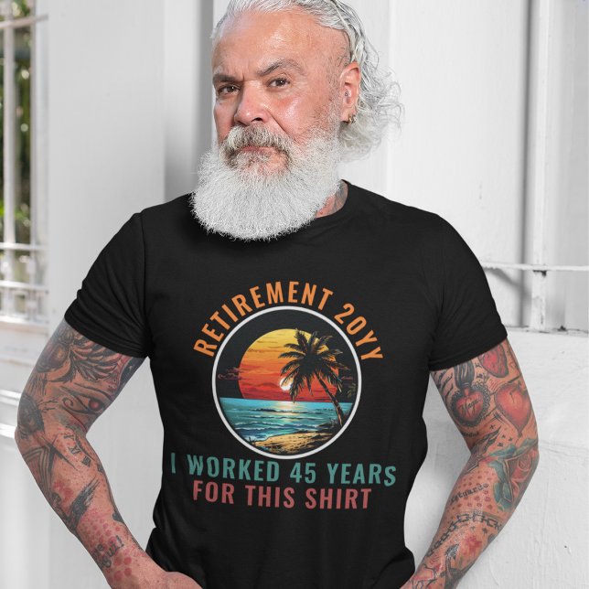 T-shirt En Tri-matière Drôle retraite (Créateur téléchargé)