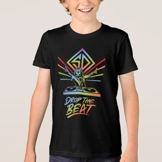 T-shirt En Tri-matière Drop the Beat : DJ Scooby-Doo (Recto)