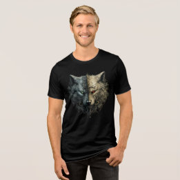 T-shirt En Tri-matière Dual Wolf Spirits