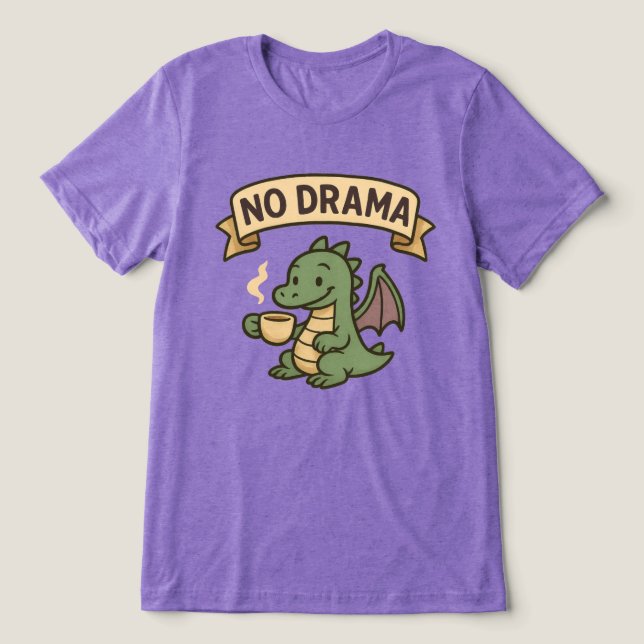 T-shirt En Tri-matière Duel de débiles | “PAS DE DRAME” (Design Recto)