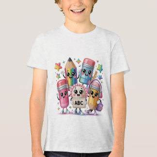 T-shirt En Tri-matière Dumpling de rentrée scolaire Preppy