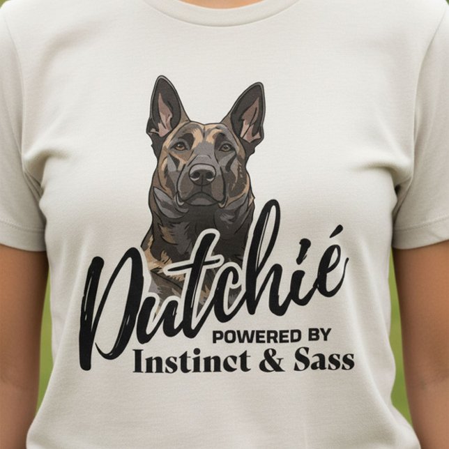 T-shirt En Tri-matière Dutch Shepherd -Hollandse Herdershond (Créateur téléchargé)