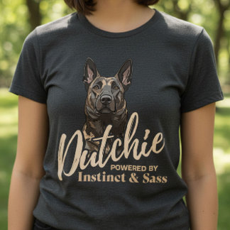 T-shirt En Tri-matière Dutch Shepherd -Hollandse Herdershond