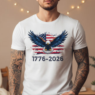 T-shirt En Tri-matière Eagle of Independence Tee | 1776-2026 American