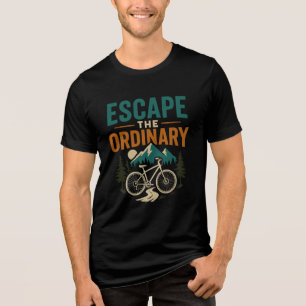 T-shirt En Tri-matière Échapper au vélo ordinaire Aventure Tri-Blend Shir
