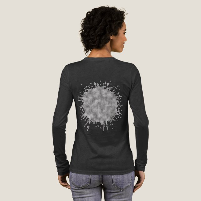T-shirt En Tri-matière Écho Blanc (Verso complet)
