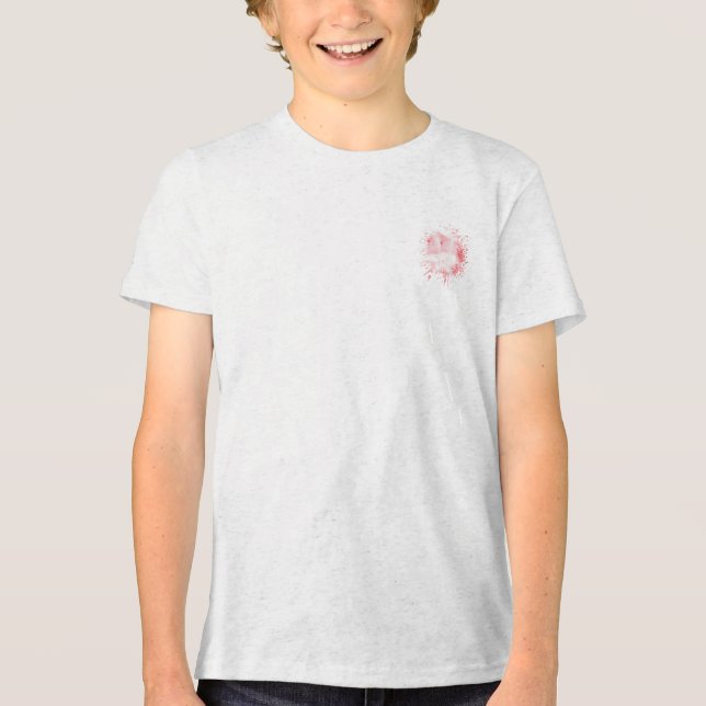 T-shirt En Tri-matière Échos Cramoisis (Recto)