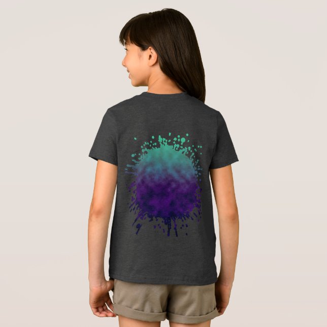 T-shirt En Tri-matière Échos de la marée d'améthyste (Verso intégral)