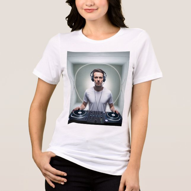 T-shirt En Tri-matière Échos du Silence – Le DJ du Vide (Recto)