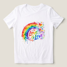 Éclaboussure d'aquarelle arc-en-ciel vibrant "L'am