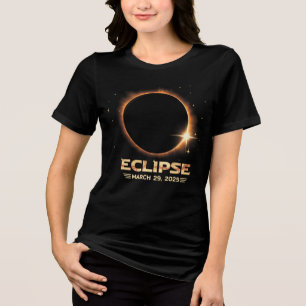 T-shirt En Tri-matière Eclipse 2025 Amateurs d'astronomie Cool Solar Ecli