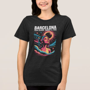 T-shirt En Tri-matière Éclipse solaire totale 12 août 2026 Barcelone 