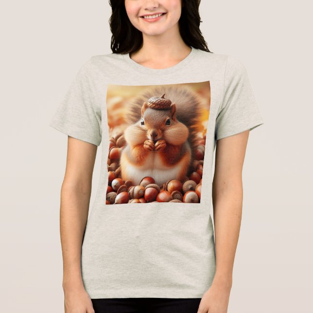 T-shirt En Tri-matière Écureuil farci (Recto)