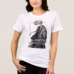T-shirt En Tri-matière Édition Limitée Anime Garçon Grunge Techwear Stree