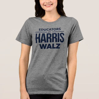 T-shirt En Tri-matière Educateurs pour Harris Walz