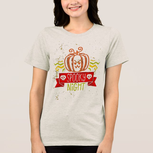 T-shirt En Tri-matière éffrayante nuit (Recto)